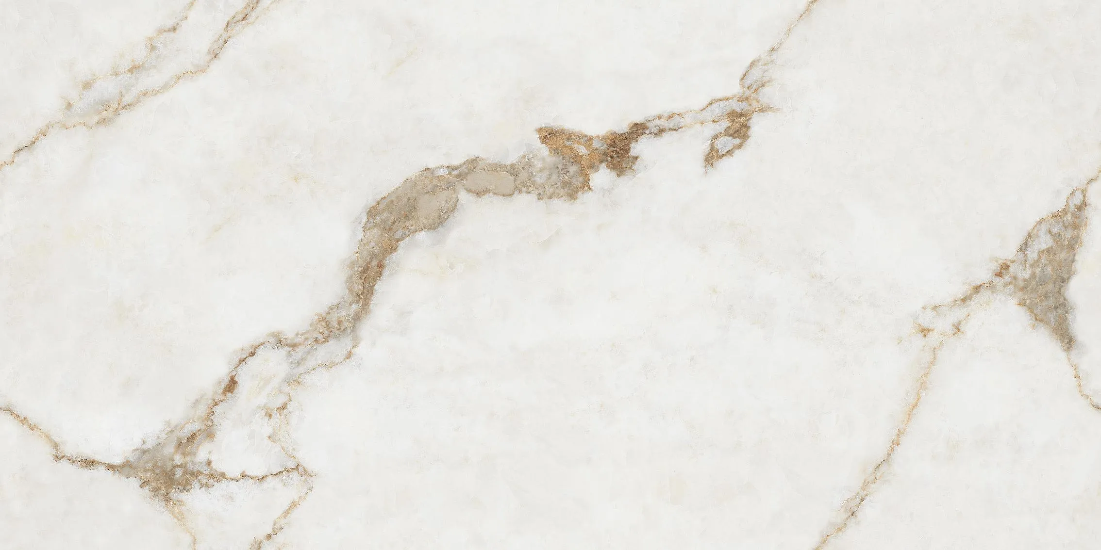 Керамогранит White Staturio Golden Veins 60*120