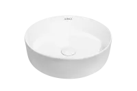 Раковина Kerald 355*355*120 мм накладная, белый