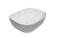 Раковина Kerald 490*395*150 мм накладная, белый 