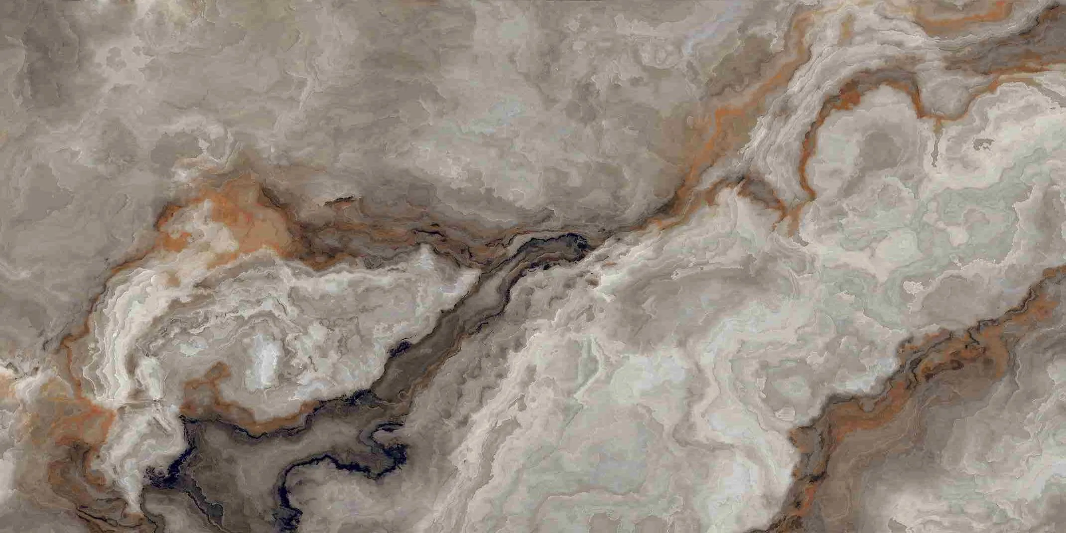 Керамогранит Cloudy Onyx Golden Veins 60*120