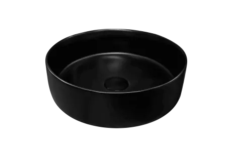 Раковина Kerald 355*355*120 мм накладная, черный матовый