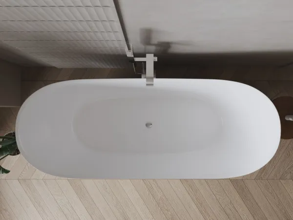 ZEPHYR (Зефир) Ванна акриловая отдельностоящая 1700*750*580, белый