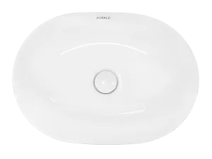 Раковина Kerald 485*350*130 мм накладная, белый 