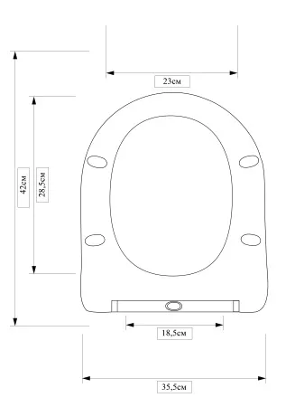 Унитаз подвесной Kerald SHIK безободковый, Торнадо, 480*360*360 мм, сиденье дюропласт, микролифт