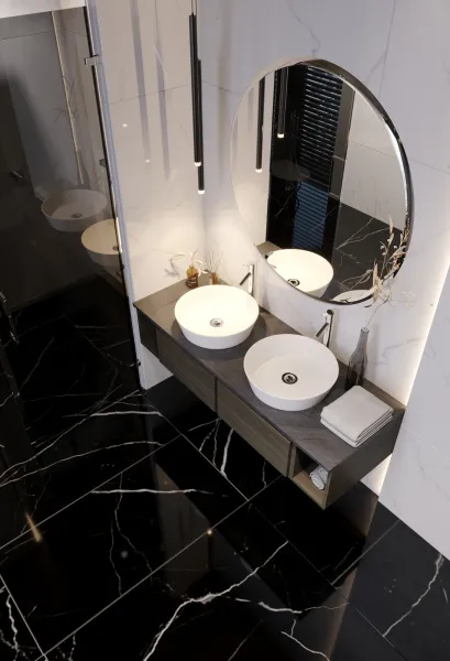 Керамогранит SHELL BLACK high glossy 60*120