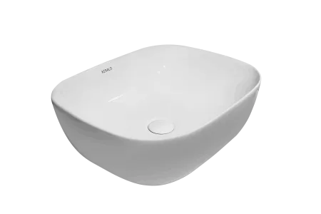 Раковина Kerald 490*395*150 мм накладная, белый 