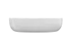 Раковина Kerald 600*415*140 мм накладная, белый 