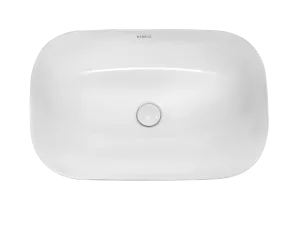 Раковина Kerald 610*400*145 мм накладная, белый 