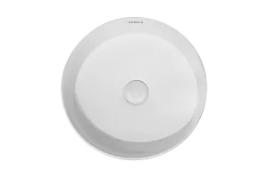 Раковина Kerald 355*355*120 мм накладная, белый