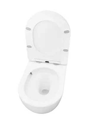 Унитаз подвесной Kerald SHIK безободковый, торнадо, 520*360*360 мм,сиденье дюропласт, микролифт