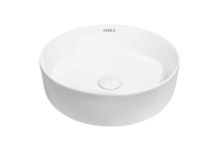 Раковина Kerald 355*355*120 мм накладная, белый