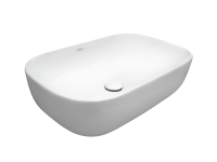 Раковина Kerald 610*400*145 мм накладная, белый 