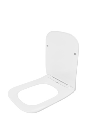 Унитаз подвесной Kerald GRACE безободковый, 490*340*360 мм,сиденье дюропласт,микролифт, (soft close). 								 