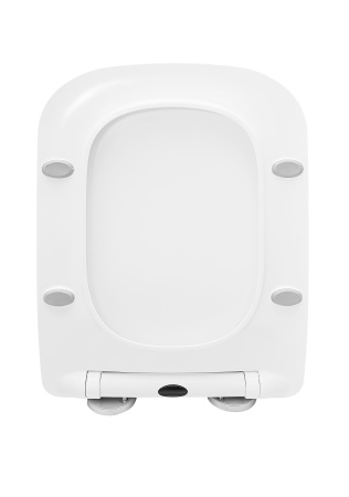 Унитаз подвесной Kerald GRACE безободковый, 490*340*360 мм,сиденье дюропласт,микролифт, (soft close). 								 