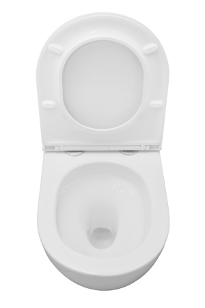 Унитаз подвесной Kerald GEMINI безободковый 495*360*365, сиденье дюропласт, микролифт (soft close).