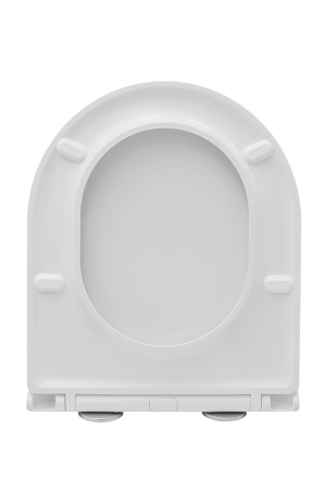 Унитаз подвесной Kerald GEMINI безободковый 495*360*365, сиденье дюропласт, микролифт (soft close).