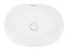 Раковина Kerald 485*350*130 мм накладная, белый 
