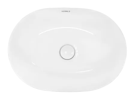 Раковина Kerald 485*350*130 мм накладная, белый 