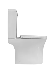 Унитаз-компакт Kerald LIBRA безободковый Торнадо,685*395*840 мм, сиденье микролифт,дюропласт (soft close) 