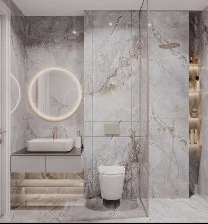 Унитаз подвесной Kerald SHIK безободковый, торнадо, 520*360*360 мм,сиденье дюропласт, микролифт