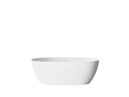 PAMPERO (Памперо) Ванна акриловая отдельностоящая 1700*800*580, слив-перелив хром, белый