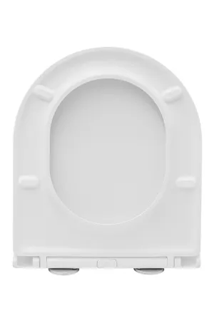 Унитаз подвесной Kerald AQUARIUS безободковый Торнадо 495*360*365,сиденье дюропласт, микролифт (soft close)