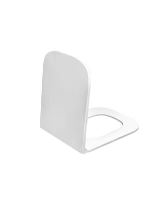 Унитаз подвесной Kerald MOON безободковый Торнадо,490*340*385мм,сиденье дюропласт, микролифт