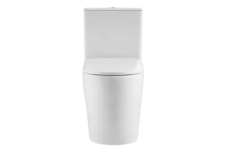 Унитаз-компакт Kerald ARC (Арки) безободковый, Торнадо 600*375*830 мм,с сиденьем микролифт дюропласт