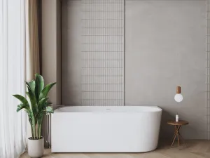 BORA R Ванна акриловая пристенная 1700*800*580, правая, белый