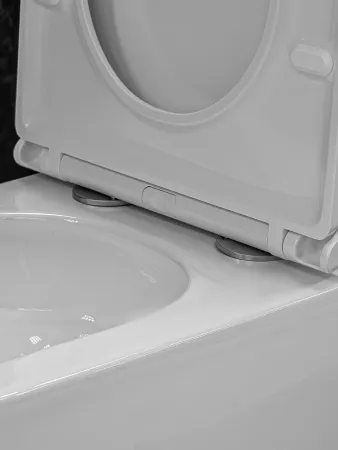 Унитаз-компакт Kerald LEO безободковый Торнадо,615*365*800мм, сиденье дюропласт, микролифт (soft close) 