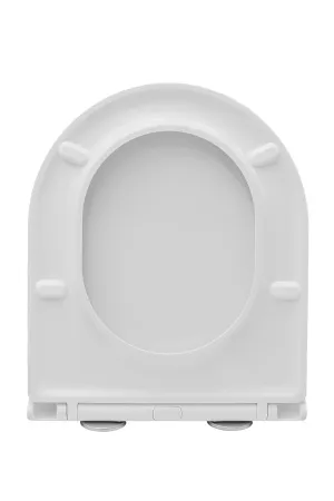 Унитаз подвесной Kerald ДЖЕМИНИ безободковый 495*360*365, сиденье дюропласт, микролифт (soft close).