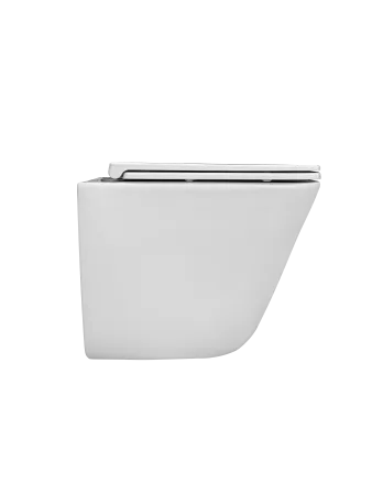 Унитаз подвесной Kerald MOON безободковый Торнадо,490*340*385мм,сиденье дюропласт, микролифт