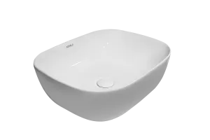 Раковина Kerald 490*395*150 мм накладная, белый 