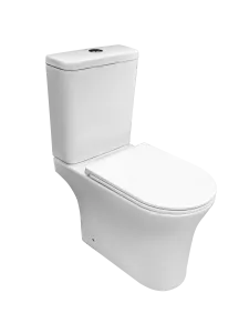 Унитаз-компакт Kerald LIBRA безободковый Торнадо,685*395*840 мм, сиденье микролифт,дюропласт (soft close) 