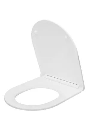 Унитаз подвесной Kerald ДЖЕМИНИ безободковый 495*360*365, сиденье дюропласт, микролифт (soft close).