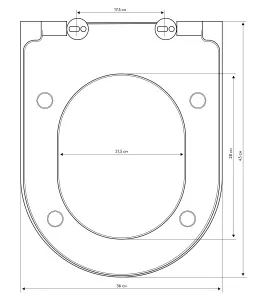 Унитаз-компакт Kerald АРКИ безободковый, Торнадо 600*375*830 мм,с сиденьем микролифт дюропласт