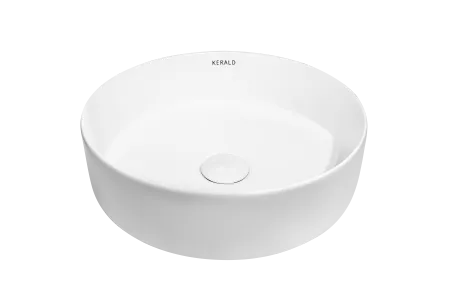 Раковина Kerald 355*355*120 мм накладная, белый