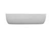 Раковина Kerald 610*400*145 мм накладная, белый 