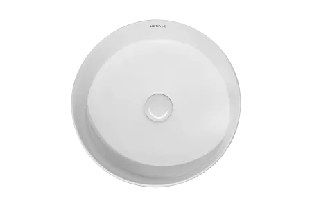 Раковина Kerald 355*355*120 мм накладная, белый