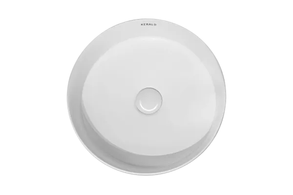 Раковина Kerald 355*355*120 мм накладная, белый