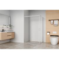 Душевое ограждениe 120*90*195 хром,6мм прозрач.стекло,профиль алюм.телескоп. (1 место)