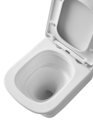 Унитаз-компакт Kerald АМБЕР безободковый, Торнадо 620*360*815 мм,с сиденьем микролифт дюропласт