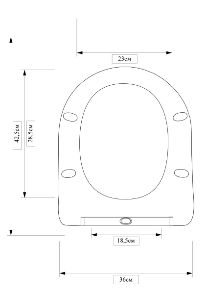 Унитаз-компакт Kerald ARIES безободковый, 640*370*800 мм, сиденье дюропласт, микролифт (soft close), бачок в комплекте