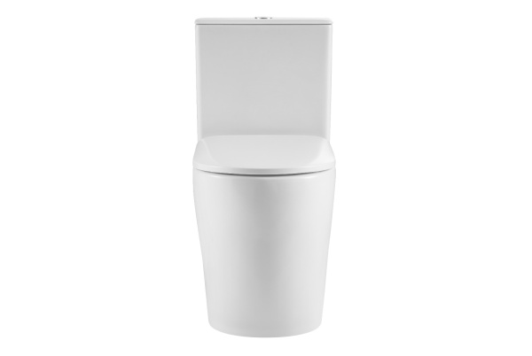 Унитаз-компакт Kerald ARC (Арки) безободковый, Торнадо 600*375*830 мм,с сиденьем микролифт дюропласт