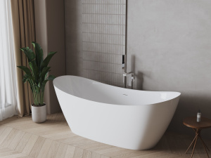 ZEPHYR (Зефир) Ванна акриловая отдельностоящая 1700*750*580, белый