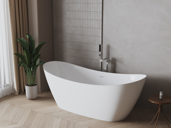 ZEPHYR (Зефир) Ванна акриловая отдельностоящая 1700*750*580, белый