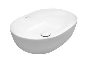 Раковина Kerald 485*350*130 мм накладная, белый 