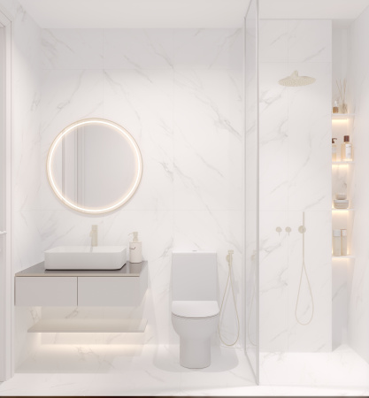 Унитаз-компакт Kerald VIRGO безободковый Торнадо,665*350*830мм, сиденье дюропласт, микролифт (soft close) 