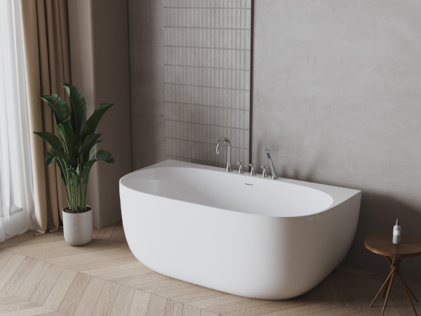 SCIROCCO (Сирокко)Ванна акриловая пристенная 1700*880*580, белый