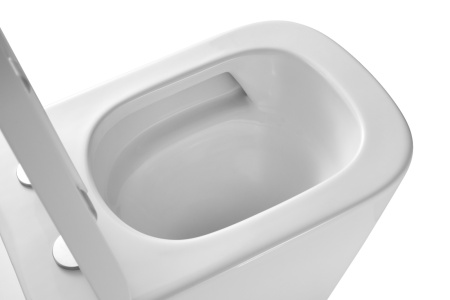 Унитаз-компакт Kerald АМБЕР безободковый, Торнадо 620*360*815 мм,с сиденьем микролифт дюропласт